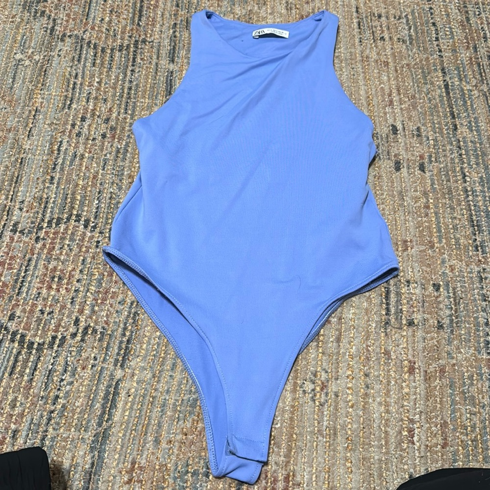 Hugh neck Zara bodysuit